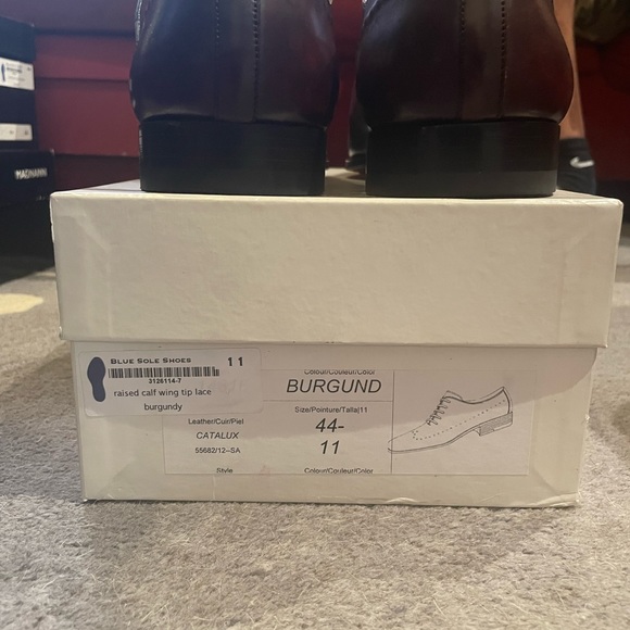 Men’s designer dress shoes rarely worn lamb skin leather main image 4